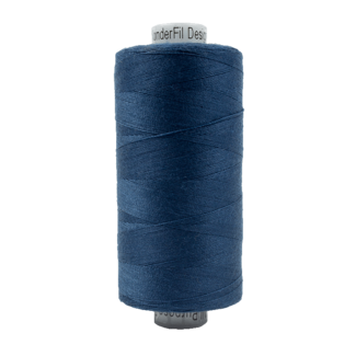 Wonderfil 214-Designer, All Purpose Polyester, 1093yd (1000m) Prussian Blue