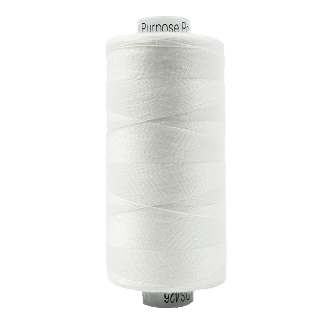 426-Designer, All Purpose Polyester, 1093yd (1000m) White