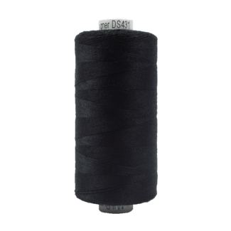Wonderfil 431-Designer, All Purpose Polyester, 1093yd (1000m) Black