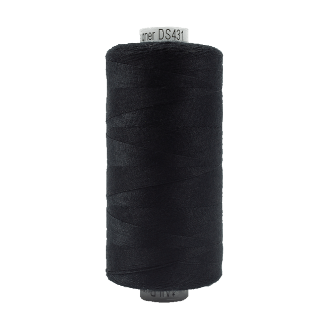 431-Designer, All Purpose Polyester, 1093yd (1000m) Black