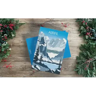 AURIFIL Le Alpi, Stitch by Stitch Version 50wt Aurifil Advent Calendar