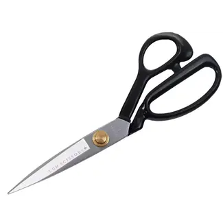 LDH Traditional Fabric Shears with Rubber Handle - 10"