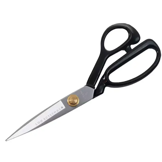 Traditional Fabric Shears with Rubber Handle - 10"