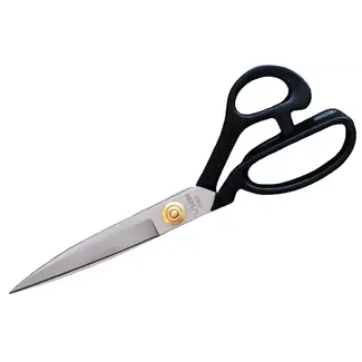 LDH Traditional Fabric Shears with Rubber Handle - 10" - LEFT HANDED