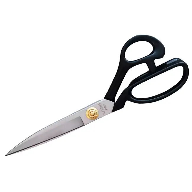 Traditional Fabric Shears with Rubber Handle - 10" - LEFT HANDED