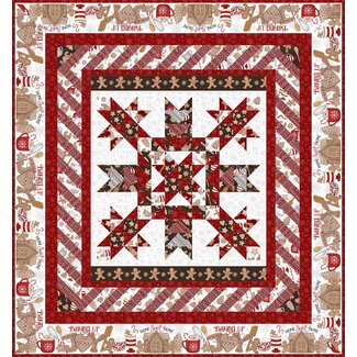 Wilmington Prints Baking up Joy Throw Quilt Kit (54"x58") CLEARANCE
