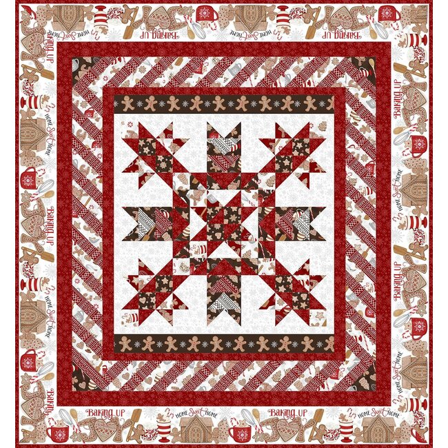 Baking up Joy Throw Quilt Kit (54"x58") CLEARANCE
