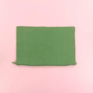 Kimberbell Designs Green Quilted Pillow Cover Blank 12x18"