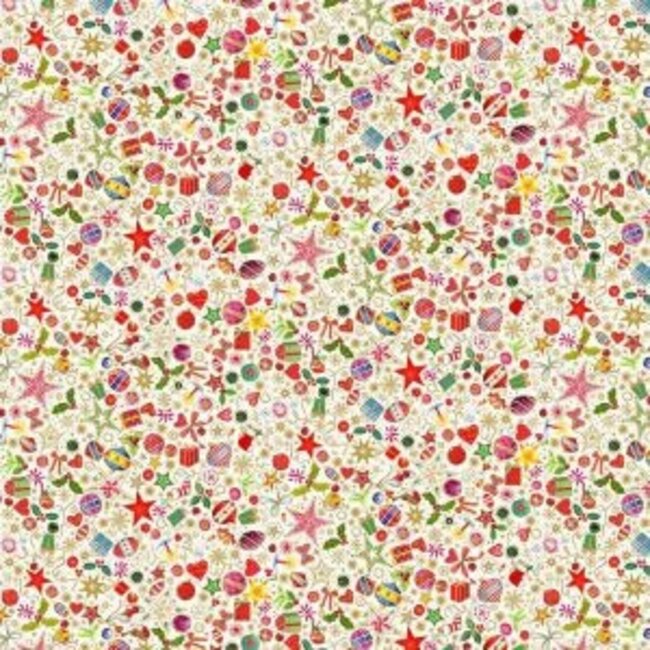 Merry Christmas Advent Calendar Panel 2486/1 Kit with Backing and Binding