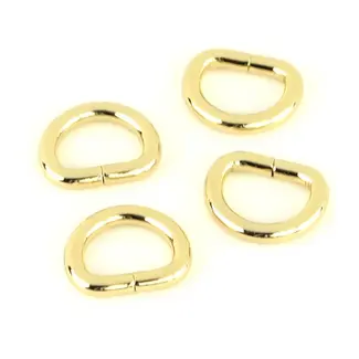 Sallie Tomato Four Gold 1/2in D-rings