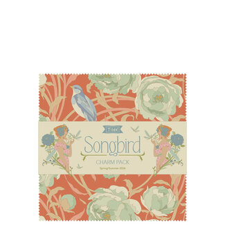 Tilda Songbird, Charm Pack, 5" squares, 40 pcs