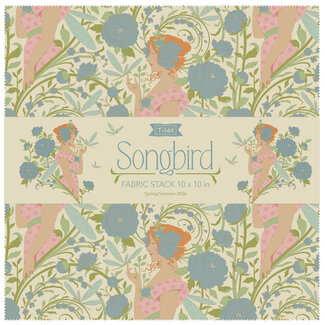 Tilda Songbird, Layer Cake, 10" squares, 40 pcs