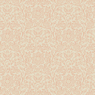 Tilda Songbird Blender, Lila, Peach, $0.25/cm or $25/m