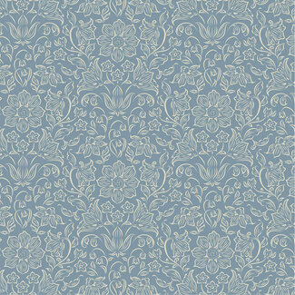 Tilda Songbird Blender, Lila Blue, $0.25/cm or $25/m