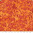 90 cm of Full Bloom Batiks, 721403026, Orange and Red Peonies, $0.20/cm or $20/m