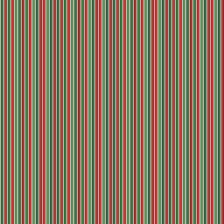 Makower UK 50cm of JOLLY SAINT NICK STRIPE MK126