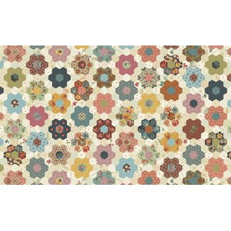 Andover SARAHS GARDEN 108s Hexie,  0.38/cm or $38/m