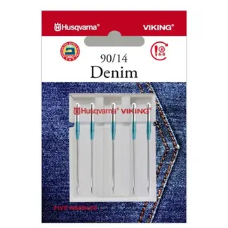 Husqvarna Viking Husqvarna Viking Denim Needle - Size 90/14 5 pack