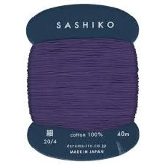 Daruma Carded Sashiko Thread, Thin - Grape 223