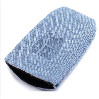 Little House Double Leather Thimble, M Blue Denim Look