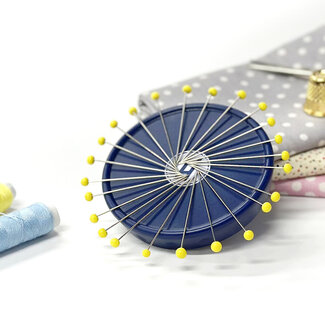 Hemline Magnetic Pin Holder, Blue