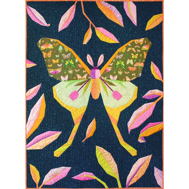 Wonder Garden No 13 - The Luna Moth Quilt Pattern