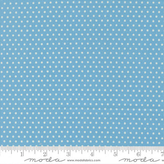 Moda Animal Park Fun, Tiny Dots, Bluebird $0.24/cm or $24/m