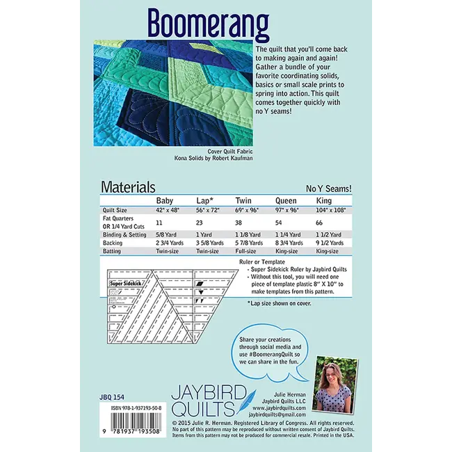 Boomerang Quilt Pattern
