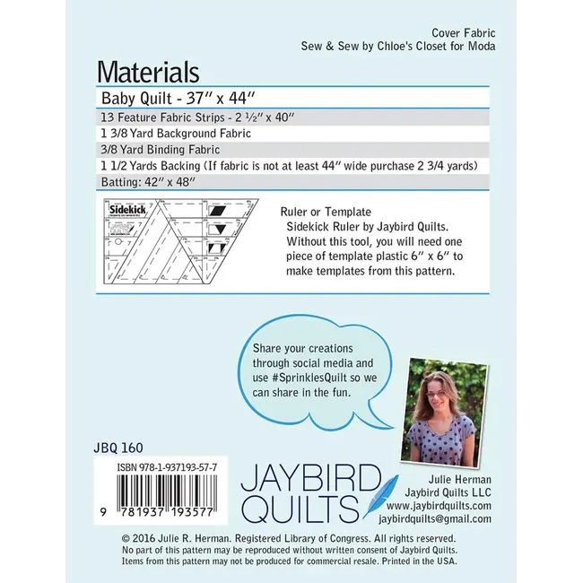 Sprinkles Baby Quilt Pattern