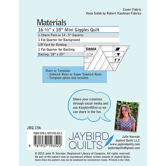 Mini Giggles Mini Quilt Pattern