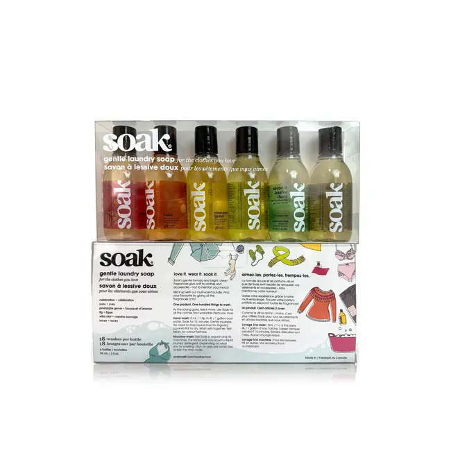 Soak Laundry Soap - 6 Pack Travel Size