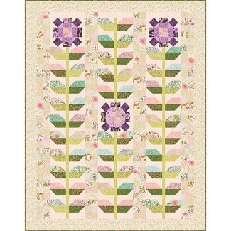 Moda Maisy Daisies Quilt Kit in Floral Fondant