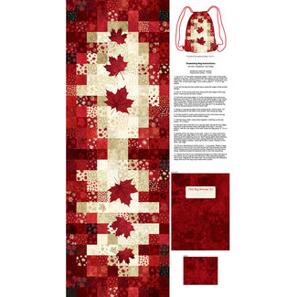 STONEHENGE OH CANADA 14, Back Pack Project Panel, RED MULTI 14.95 (Includes cord)