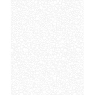 Wilmington Prints Essentials, White on White, Soda Pop, 0.22/cm or $22/m