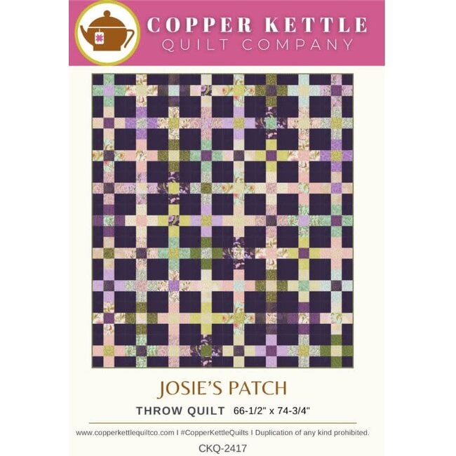 Josie's Patch Quilt Kit in Floral Fondant