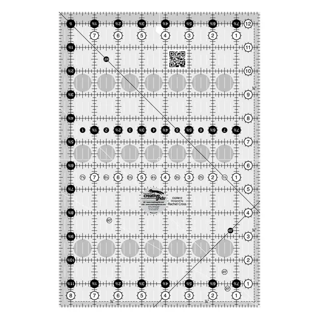 Creative Grids 8-1/2" x 12-1/2" Rectangle CGR812