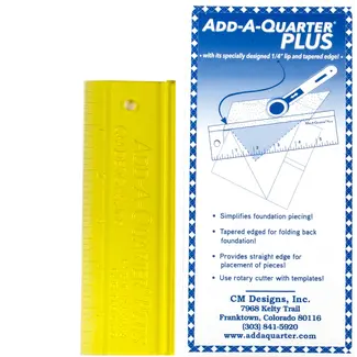 CM Designs Add A Quarter Ruler 6in Plus