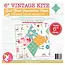 Vintage Kite Quilt Block Foundation Paper Piecing Pad, 42 sheets, 6in blocks