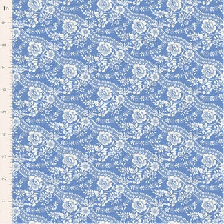 Tilda Something Blue Blender, Celeste, Blue, $0.25/cm or $25/m