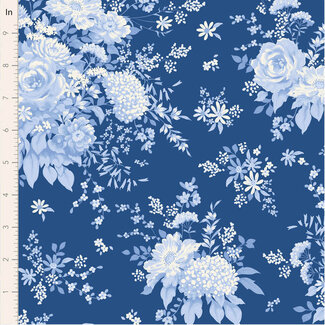 Tilda Something Blue, Wildgarden, Night, $0.25/cm or $25/m