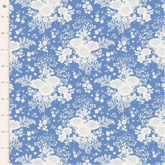 Tilda Something Blue, Isolde, Cornflower, $0.25/cm or $25/m