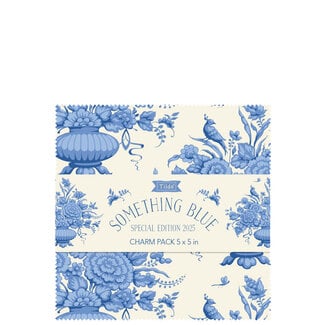 Tilda Something Blue, Charm Pack, 5" squares, 40 pcs