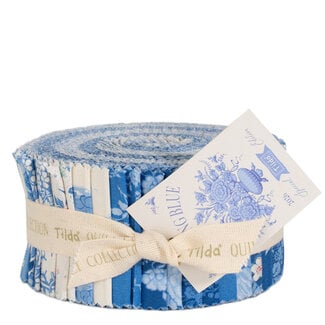 Tilda Something Blue, Jelly Roll, 2.5" strips, 40 pcs
