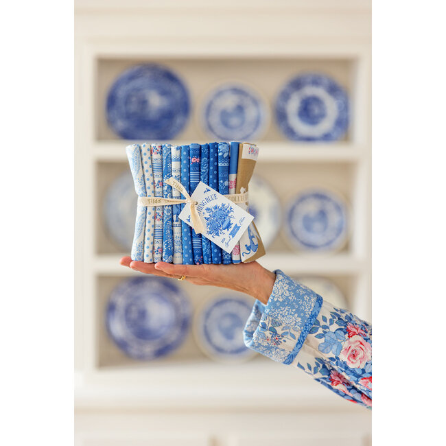 Something Blue, Fat Quarter Bundle, Blenders, 12 fabrics