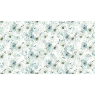 Northcott Studios Whisper, Cream Multi, Open Seed Pods 0.20/cm or $20/m