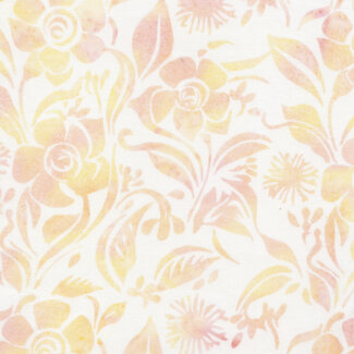 Island Batik Quiet Charm, Floral Spun, Neutral Ceramic, $0.22/cm or $22/m