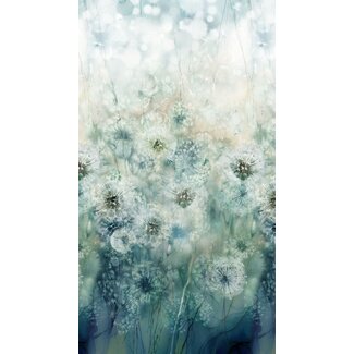 Northcott Studios Whisper, Teal Multi, Full Width Border 0.20/cm or $20/m