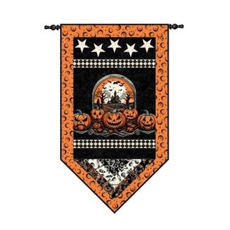 Northcott Studios Patrick Lose Haunted Hollow Pennant Pattern