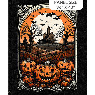 Northcott Studios Patrick Lose Haunted Hollow Panel  10708-99  $20.95/Panel