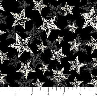 Northcott Studios Patrick Lose Haunted Hollow Stars 10713-99 0.20/cm or $20/m